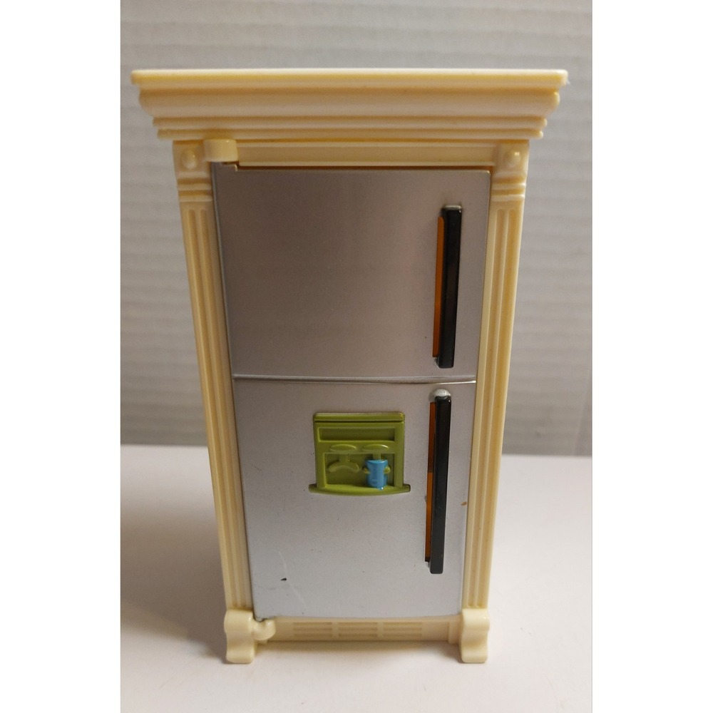 Fisher Price Loving Family Refrigerator Fridge Dollhouse Kitchen Appliance 2008